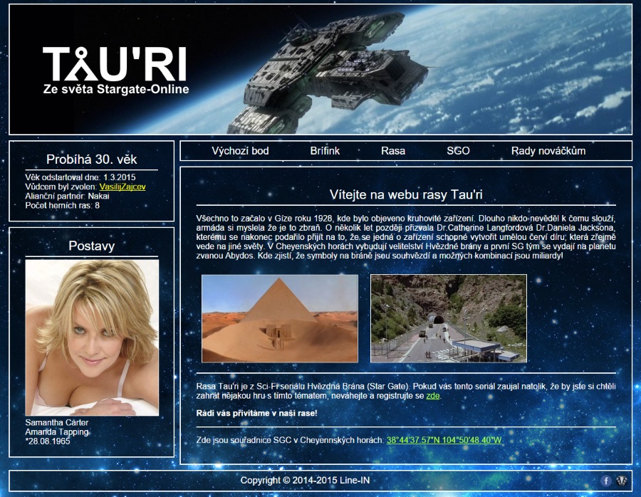 Tauri Web - verze 1.0